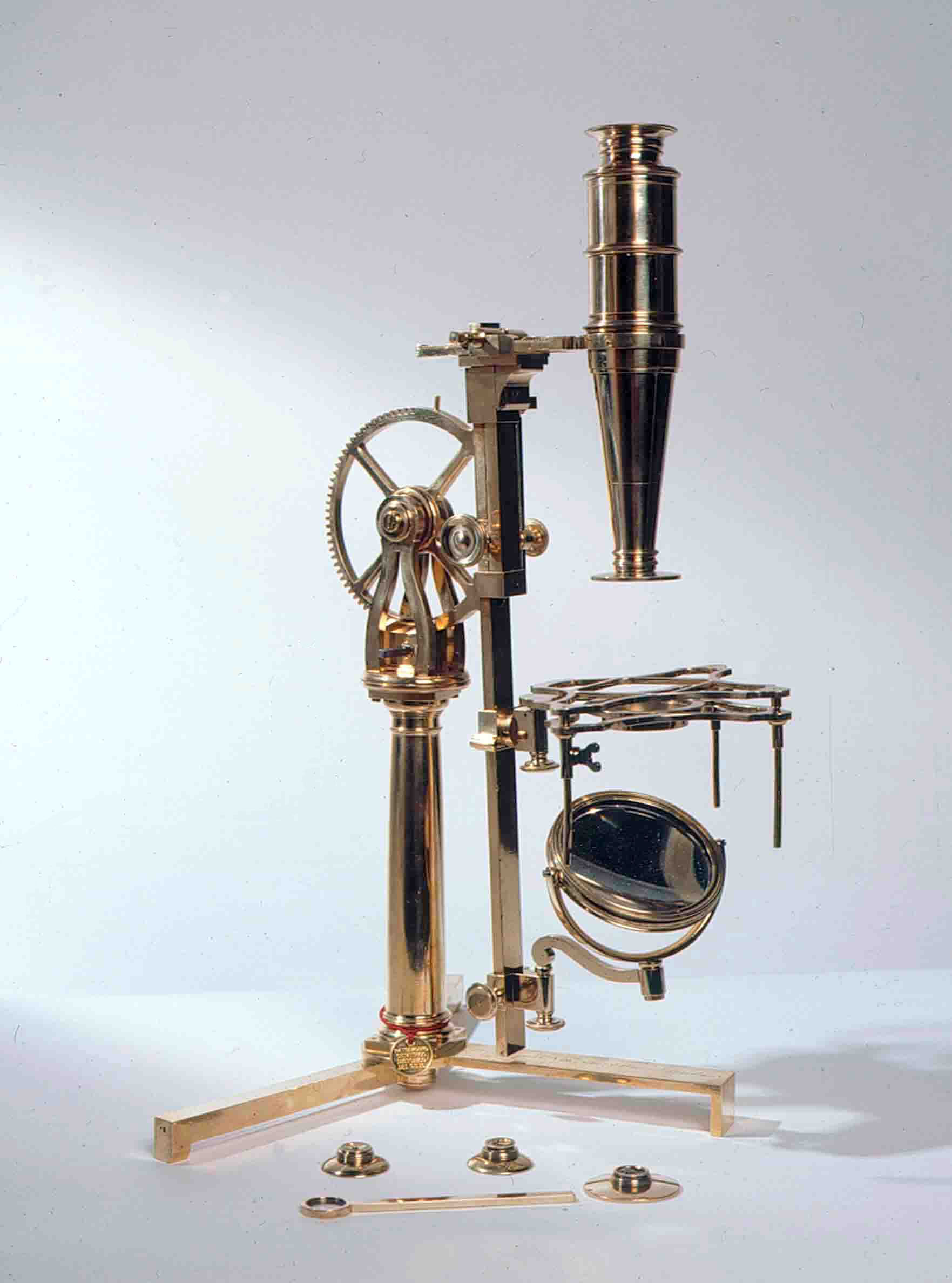 Microscopio Adams, 1750