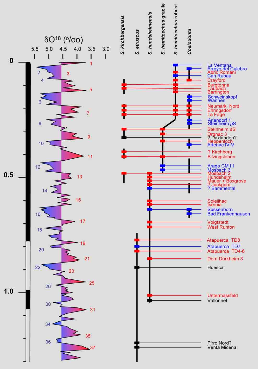Range chart rhinos