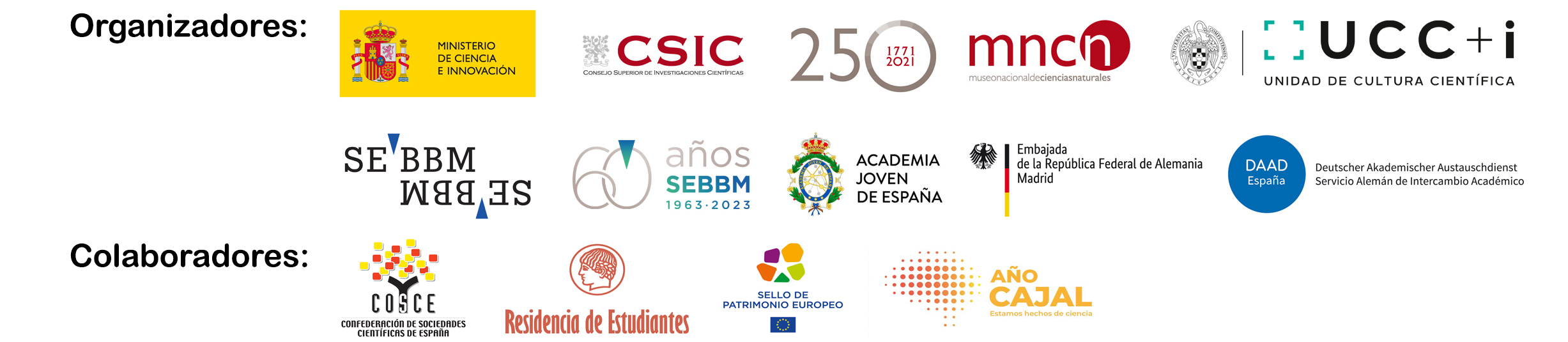 logos institucionales de la edición FW Lab Madrid 2023