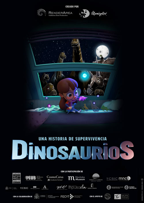 Cartel película dinosaurios
