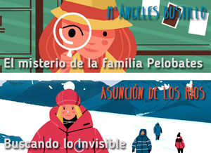 Imagen de dos de los cuentos de la colección