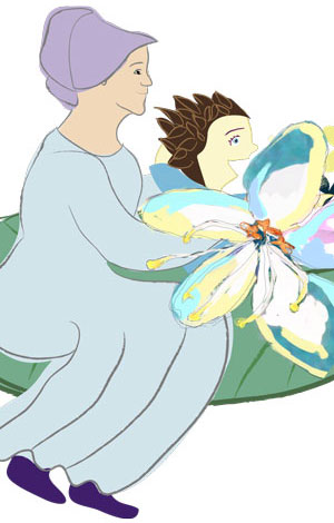 Trótula retratada por Irene Cuesta