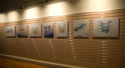 vista de la exposición