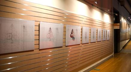 vista de la exposición