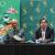 General José Antonio Berrocal Anaya de la Guardia Civil y el director del MNCN Rafael Zardoya durante la entrega de la pieza rec