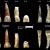 Algunos de los dientes fósiles de neandertales hallados en el yacimiento de la Cova de Simanya
