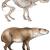 Paleorreconstrucción de un mesoterio, ungulado nativo sudamericano. / Juan Esteban Rodríguez