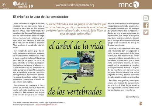 el árbol de los vertebrados
