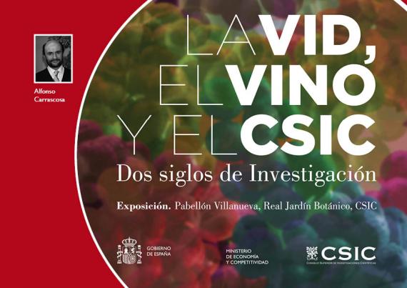 Portada del artículo "La vid, el vino y el CSIC. Dos siglos de investigación" de la revista NaturalMente nº 8