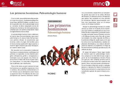 Portada de la sección de libros de la revista NaturalMente nº 8