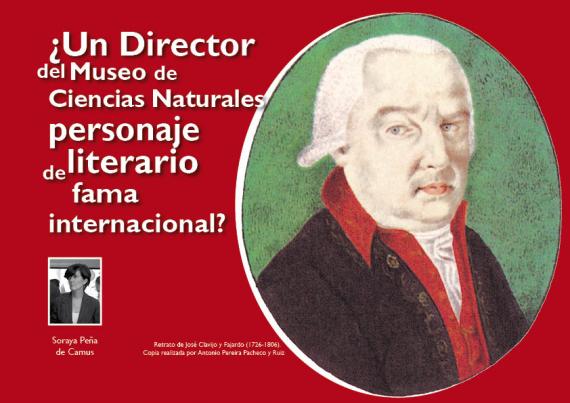 Portada del artículo "¿Un director del Museo Nacional de Ciencias Naturales personaje literario de fama internacional?" de la revista NaturalMente nº 9