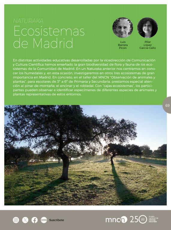Naturaka. Ecosistemas de Madrid