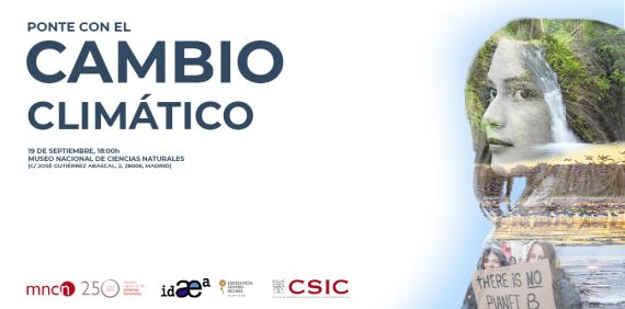 Ponte con el cambio climático. Te esperamos el 19 de septiembre 
