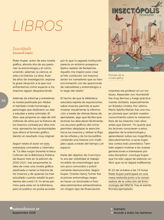 Libros en NaturalMente 47